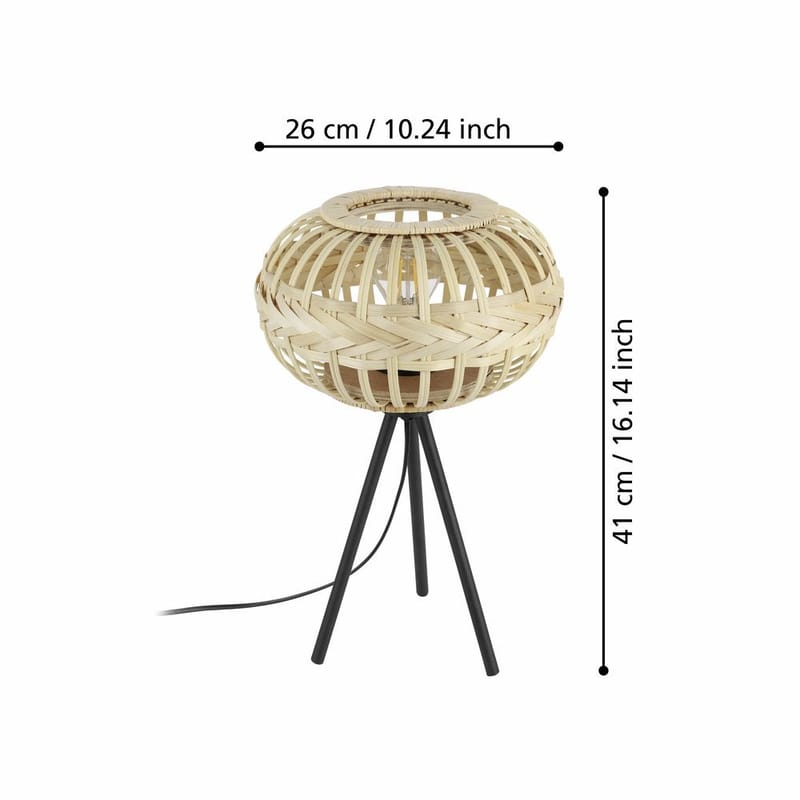 Bordslampa Amsfield - 26 cm - Belysning - Inomhusbelysning & lampor - Fönsterlampor & fönsterbelysning - Fönsterlampa på fot