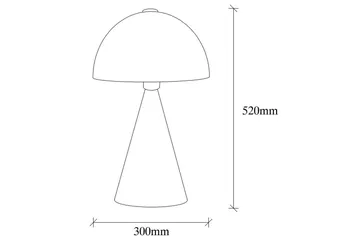 Bordslampa Chichela Svart - Svart - Belysning - Inomhusbelysning & lampor - Fönsterlampor & fönsterbelysning - Fönsterlampa på fot