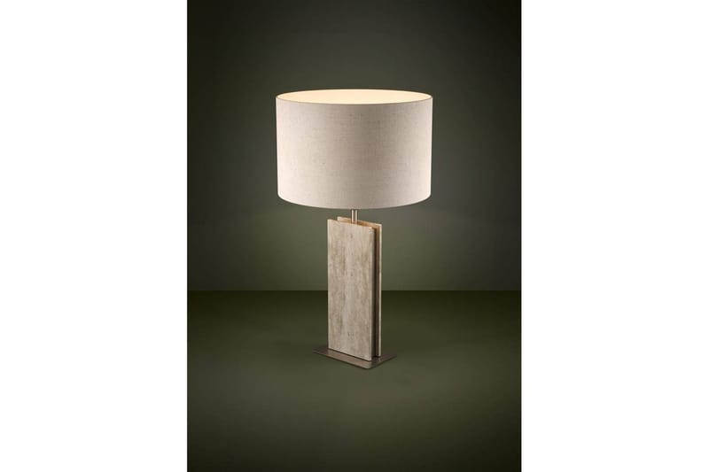 Bordslampa Eglo Belesar Nickel/Natur - Nickel/Natur - Belysning - Inomhusbelysning & lampor - Fönsterlampor & fönsterbelysning - Fönsterlampa på fot