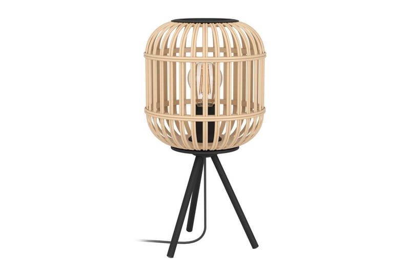 Bordslampa Eglo Bordesley, Svart/Brun