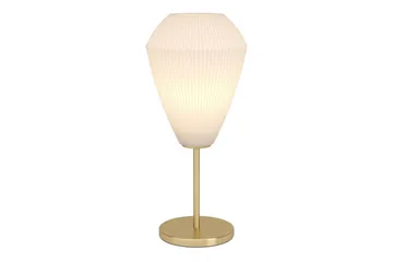 Bordslampa Eglo Caprarola - Mässing/Beige - Belysning - Inomhusbelysning & lampor - Fönsterlampor & fönsterbelysning - Fönsterlampa på fot