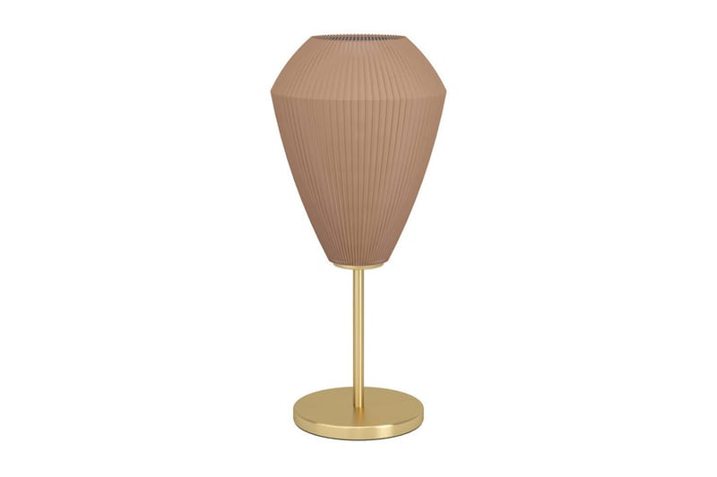 Bordslampa Eglo Caprarola - Mässing/Beige - Belysning - Inomhusbelysning & lampor - Fönsterlampor & fönsterbelysning - Fönsterlampa på fot