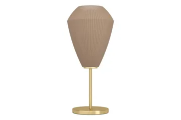 Bordslampa Eglo Caprarola - Mässing/Beige - Belysning - Inomhusbelysning & lampor - Fönsterlampor & fönsterbelysning - Fönsterlampa på fot