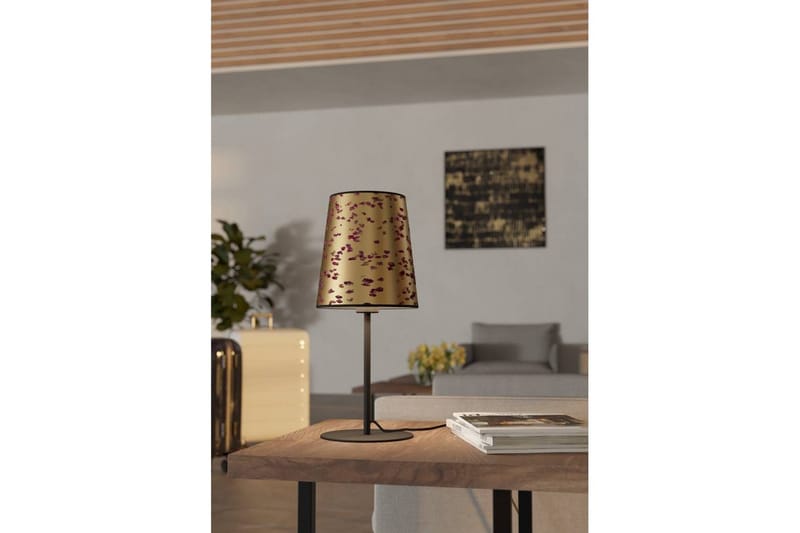 Bordslampa Eglo Castuera Guld med Rosblad - Belysning - Inomhusbelysning & lampor - Fönsterlampor & fönsterbelysning - Fönsterlampa på fot