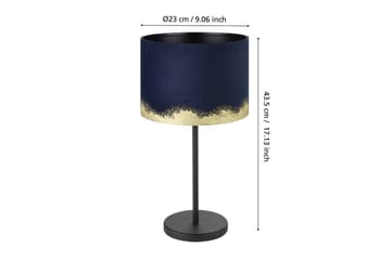 Bordslampa Eglo Casuarita Blå/Guld - Belysning - Inomhusbelysning & lampor - Fönsterlampor & fönsterbelysning - Fönsterlampa på fot