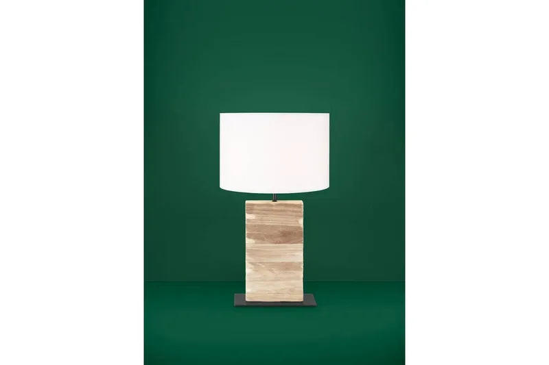 Bordslampa Eglo Contessore Rak Vit/trä - Belysning - Inomhusbelysning & lampor - Fönsterlampor & fönsterbelysning - Fönsterlampa på fot