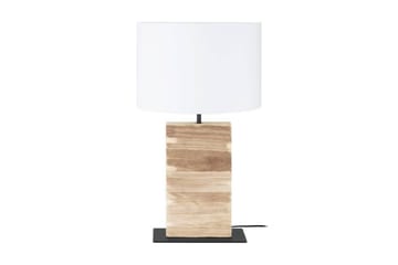 Bordslampa Eglo Contessore Rak Vit/trä - Belysning - Inomhusbelysning & lampor - Fönsterlampor & fönsterbelysning - Fönsterlampa på fot