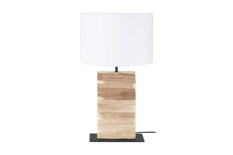 Bordslampa Eglo Contessore Rak Vit/trä - Belysning - Inomhusbelysning & lampor - Fönsterlampor & fönsterbelysning - Fönsterlampa på fot