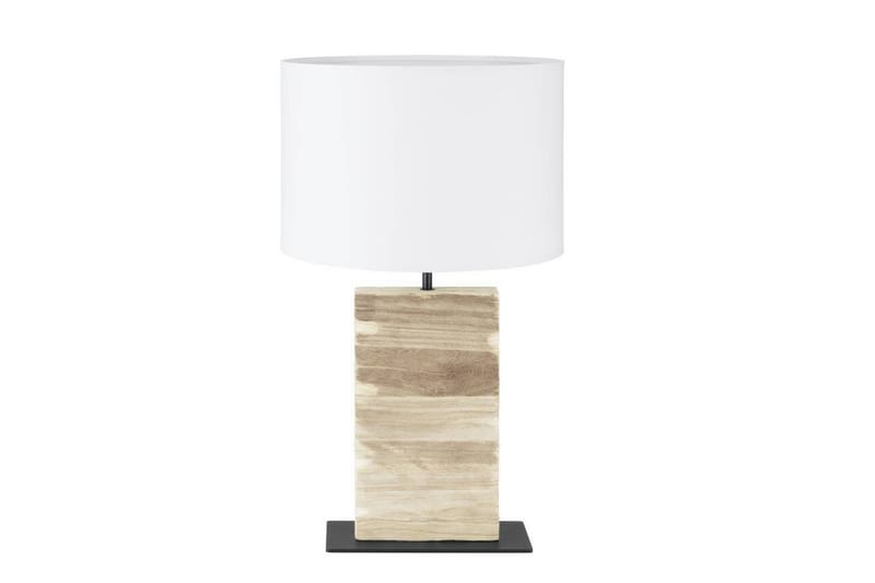 Bordslampa Eglo Contessore Rak Vit/trä - Belysning - Inomhusbelysning & lampor - Fönsterlampor & fönsterbelysning - Fönsterlampa på fot