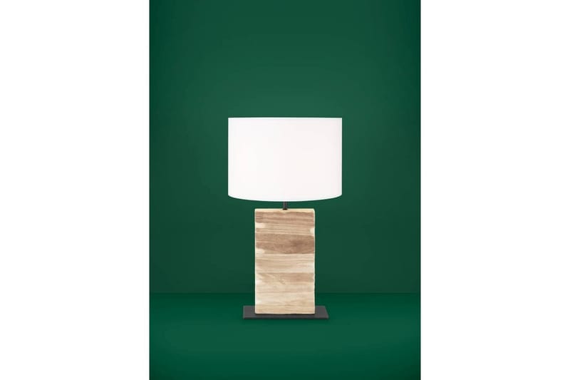 Bordslampa Eglo Contessore Rak Vit/trä - Belysning - Inomhusbelysning & lampor - Fönsterlampor & fönsterbelysning - Fönsterlampa på fot
