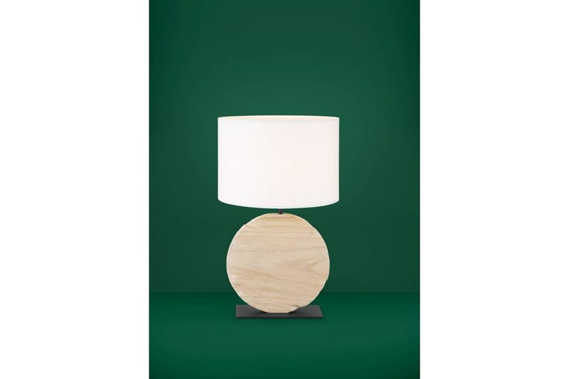 Bordslampa Eglo Contessore Rund Vit/Trä - Belysning - Inomhusbelysning & lampor - Fönsterlampor & fönsterbelysning - Fönsterlampa på fot