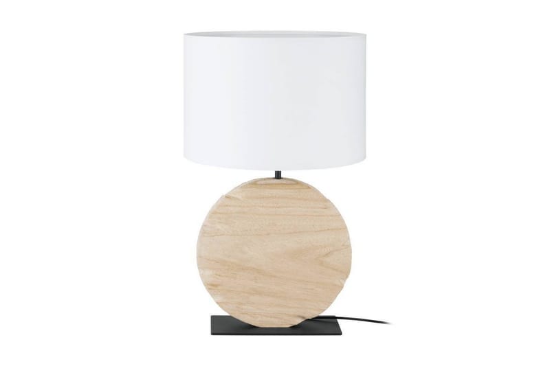 Bordslampa Eglo Contessore Rund Vit/Trä - Belysning - Inomhusbelysning & lampor - Fönsterlampor & fönsterbelysning - Fönsterlampa på fot