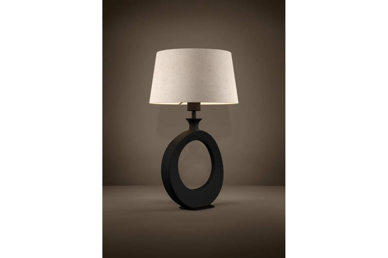 Bordslampa Eglo Diezma Svart/Natur 52 cm - 52 cm - Belysning - Inomhusbelysning & lampor - Fönsterlampor & fönsterbelysning - Fönsterlampa på fot