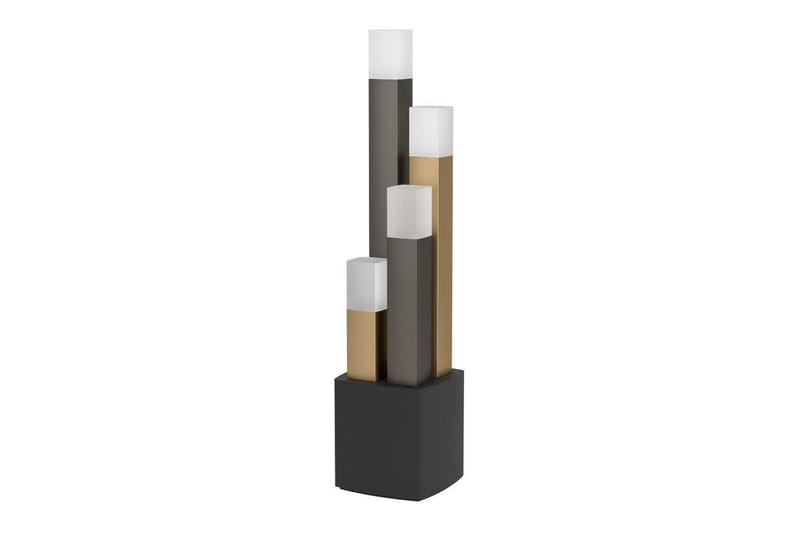 Bordslampa Eglo Estanterios Grå/Brun med 4 Lampor - Belysning - Inomhusbelysning & lampor - Fönsterlampor & fönsterbelysning - Fönsterlampa på fot
