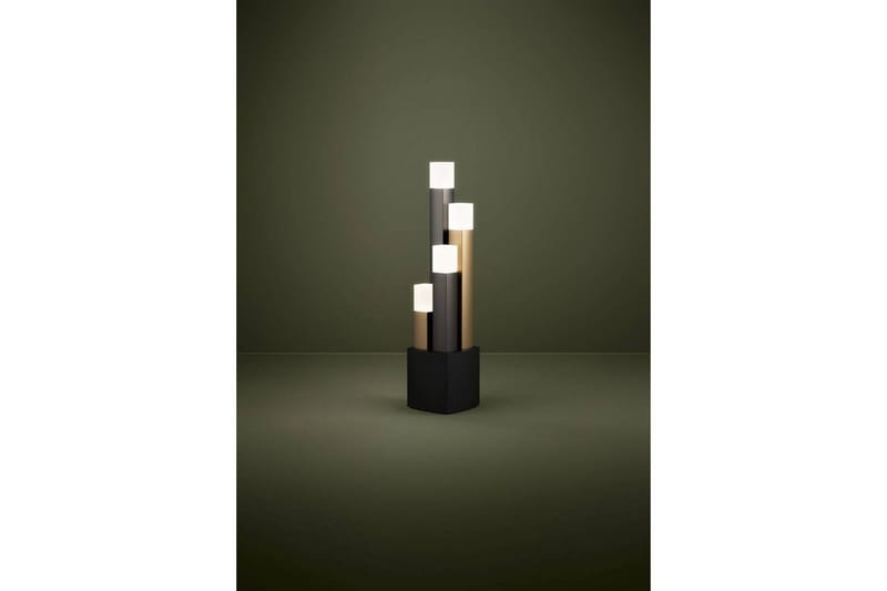 Bordslampa Eglo Estanterios Grå/Brun med 4 Lampor - Belysning - Inomhusbelysning & lampor - Fönsterlampor & fönsterbelysning - Fönsterlampa på fot