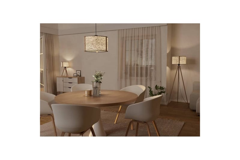 Bordslampa Eglo Hontongas Brun - Belysning - Inomhusbelysning & lampor - Fönsterlampor & fönsterbelysning - Fönsterlampa på fot