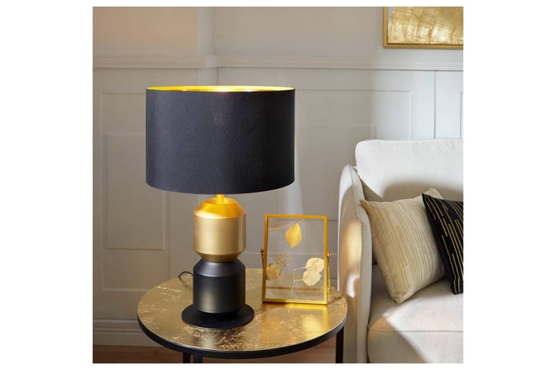 Bordslampa Eglo Laurignano Svart/Guld - Belysning - Inomhusbelysning & lampor - Fönsterlampor & fönsterbelysning - Fönsterlampa på fot