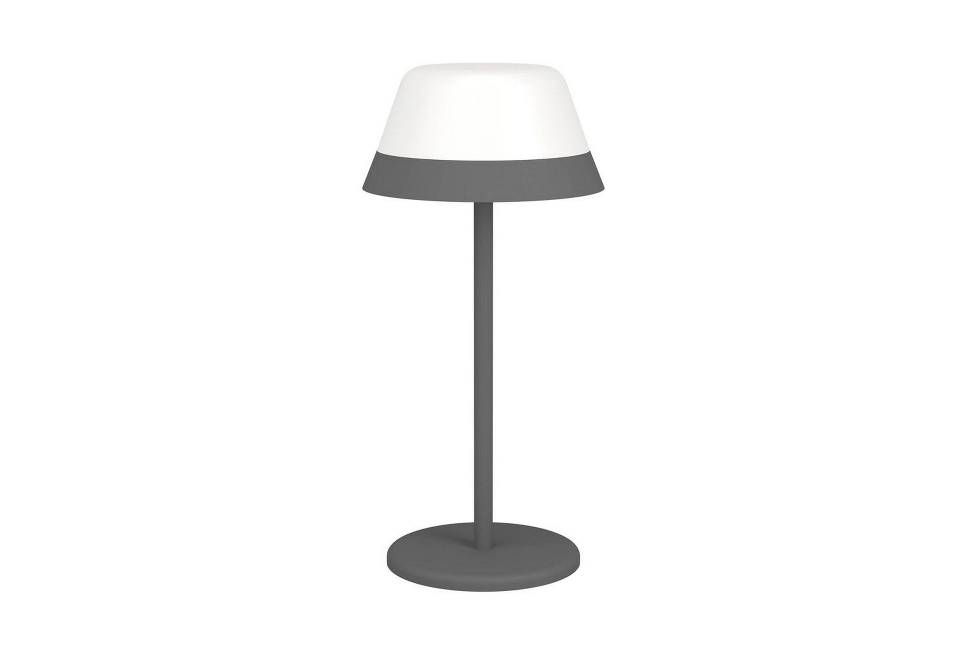 bordslampa eglo meggiano grå/vit - grå/vit