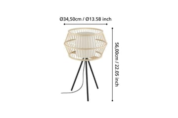 Bordslampa Eglo Monterroso Natur - Belysning - Inomhusbelysning & lampor - Fönsterlampor & fönsterbelysning - Fönsterlampa på fot