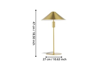 Bordslampa Eglo Paraguay Mässing - Belysning - Inomhusbelysning & lampor - Fönsterlampor & fönsterbelysning - Fönsterlampa på fot