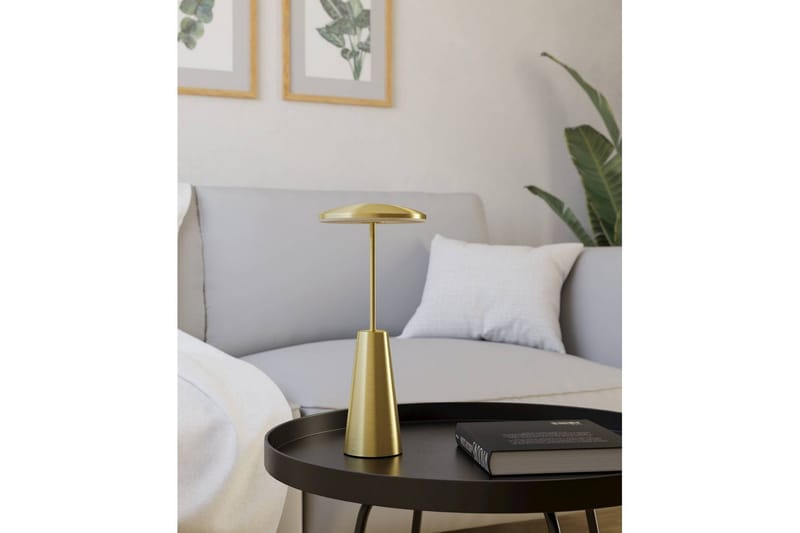 Bordslampa Eglo Piccola med Touch Borstad Mässing - Mässing - Belysning - Inomhusbelysning & lampor - Fönsterlampor & fönsterbelysning - Fönsterlampa på fot