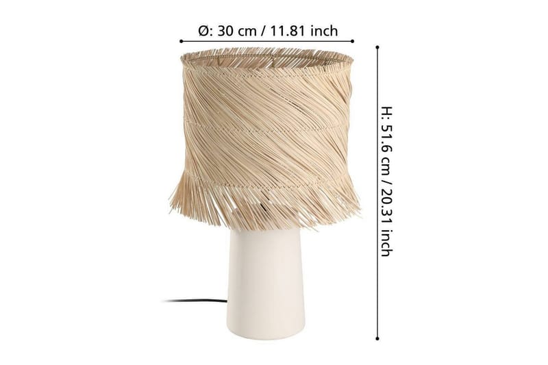 Bordslampa Eglo Paisano Rotting - Belysning - Inomhusbelysning & lampor - Fönsterlampor & fönsterbelysning - Fönsterlampa på fot