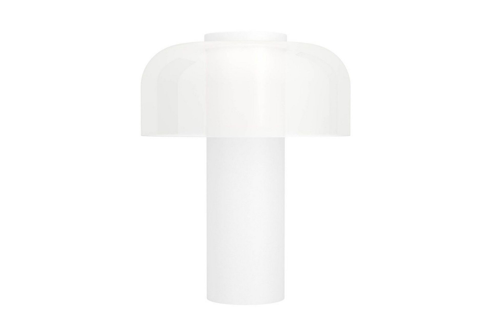 bordslampa eglo ponente med touch vit/satinerad - vit