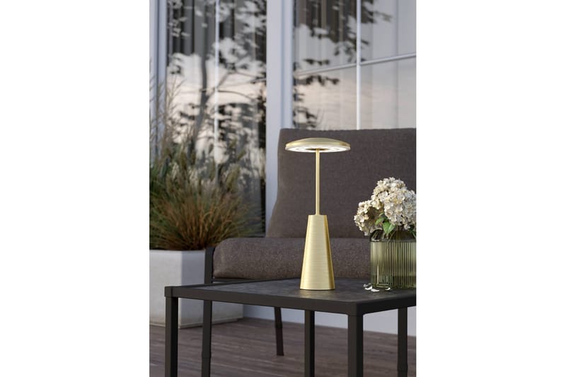 Bordslampa Eglo Piccola med Touch Borstad Mässing - Mässing - Belysning - Inomhusbelysning & lampor - Fönsterlampor & fönsterbelysning - Fönsterlampa på fot