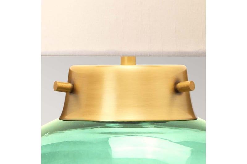 Bordslampa Elstead Lighting Kara Åldrad mässing - Mörkgrönt glas - Åldrad mässing - Mörkgrönt glas - Belysning - Inomhusbelysning & lampor - Fönsterlampor & fönsterbelysning - Fönsterlampa på fot