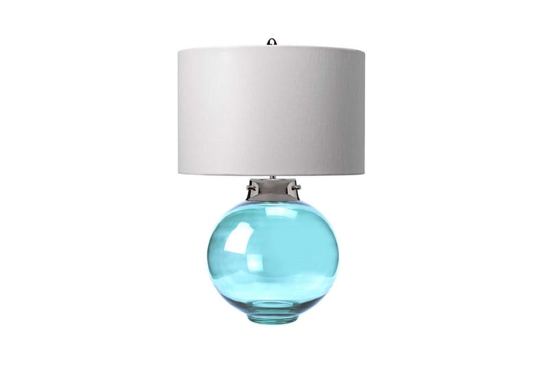 Bordslampa Elstead Lighting Kara Polerad Nickel - Blått Glas - Polerad Nickel - Blått Glas - Belysning - Inomhusbelysning & lampor - Fönsterlampor & fönsterbelysning - Fönsterlampa på fot