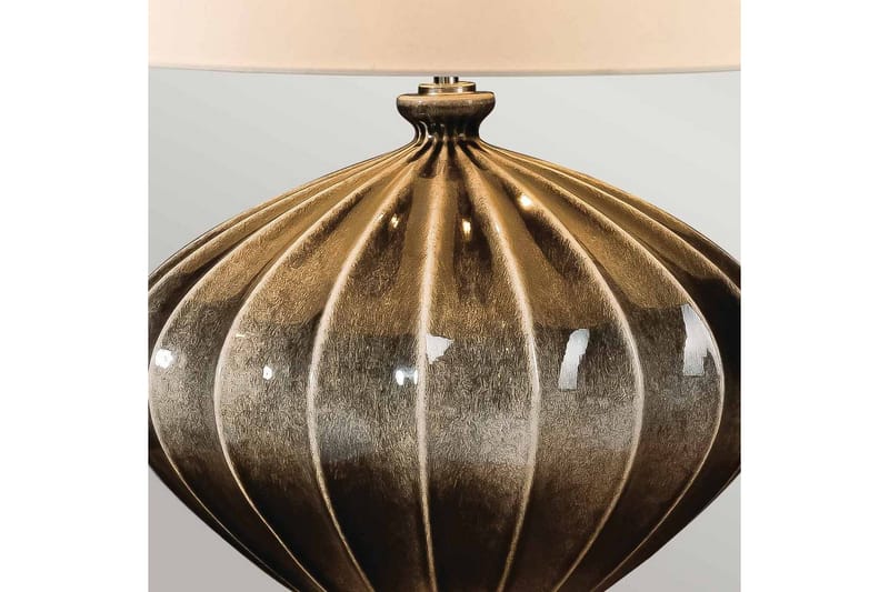 Bordslampa Elstead Lighting Ribbad Pumpa - Belysning - Inomhusbelysning & lampor - Fönsterlampor & fönsterbelysning - Fönsterlampa på fot
