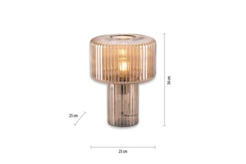 Bordslampa Fungus - Bärnsten - Belysning - Inomhusbelysning & lampor - Fönsterlampor & fönsterbelysning - Fönsterlampa på fot