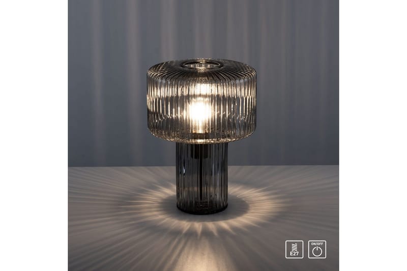 Bordslampa Fungus - Rökfärgad - Belysning - Inomhusbelysning & lampor - Fönsterlampor & fönsterbelysning - Fönsterlampa på fot