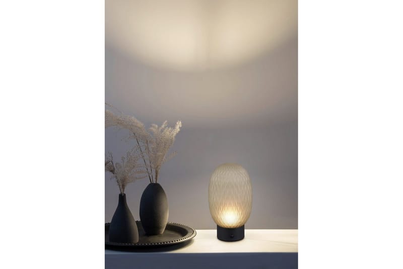 Bordslampa Laddningsbar TRIO Facette Mattsvart/grön - Mattsvart/grön - Belysning - Inomhusbelysning & lampor - Fönsterlampor & fönsterbelysning - Fönsterlampa på fot