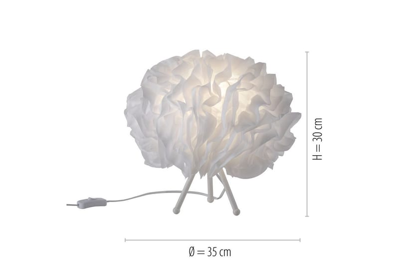 Bordslampa Lolasmart Naomi - 35x30x35 cm - Belysning - Inomhusbelysning & lampor - Fönsterlampor & fönsterbelysning - Fönsterlampa på fot