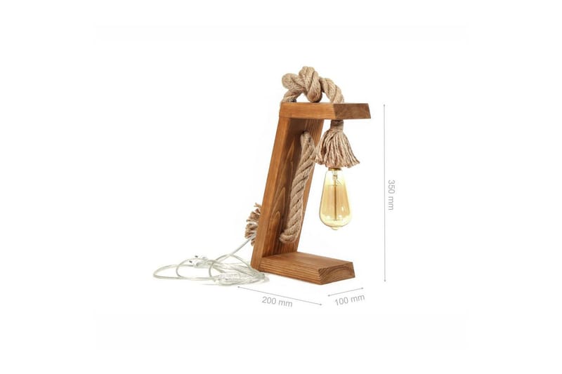 Bordslampa Lumina Brun / Rany - Brun/Guld - Belysning - Inomhusbelysning & lampor - Fönsterlampor & fönsterbelysning - Fönsterlampa på fot