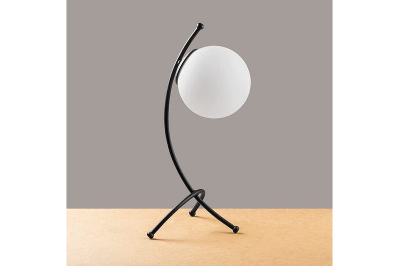Bordslampa Melra Svart / Vit - Svart / Vit - Belysning - Inomhusbelysning & lampor - Fönsterlampor & fönsterbelysning - Fönsterlampa på fot