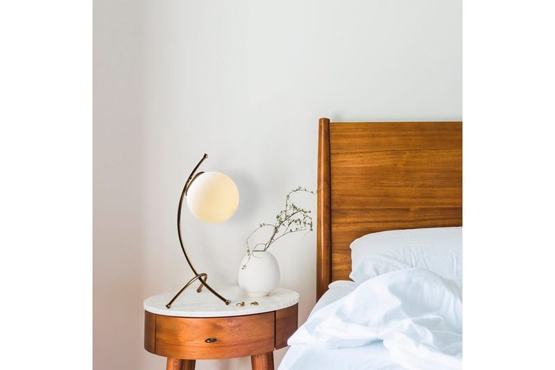 Bordslampa Melra Vintage / Vit - Vintage / Vit - Belysning - Inomhusbelysning & lampor - Fönsterlampor & fönsterbelysning - Fönsterlampa på fot