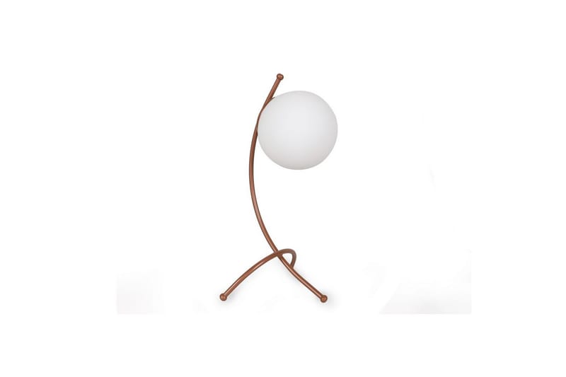 Bordslampa Melra Vit / Koppar - Vit / Koppar - Belysning - Inomhusbelysning & lampor - Fönsterlampor & fönsterbelysning - Fönsterlampa på fot