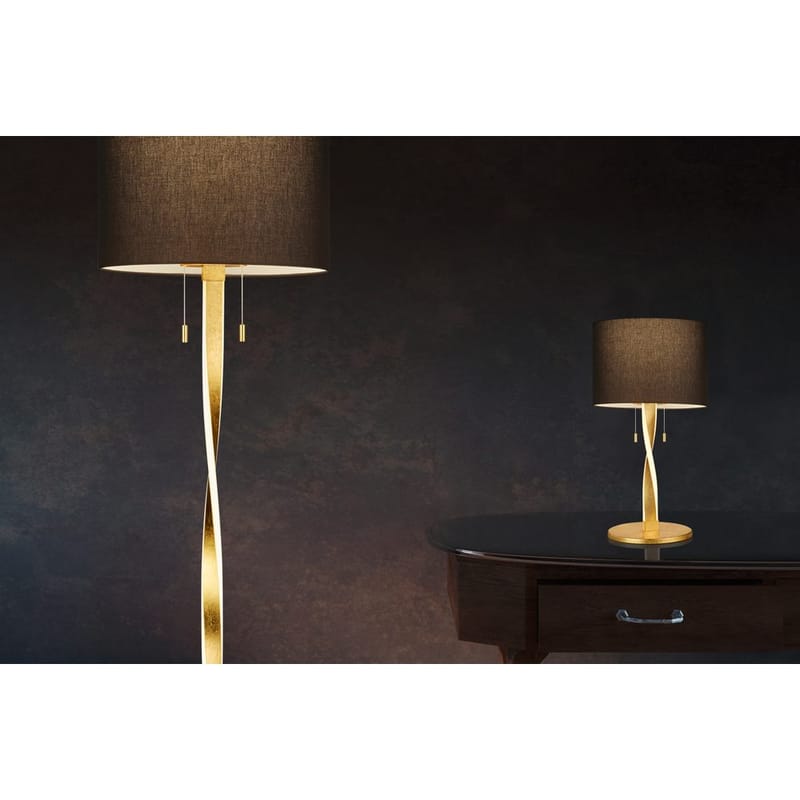 Bordslampa Nandor - Svart/guld - Belysning - Inomhusbelysning & lampor - Fönsterlampor & fönsterbelysning - Fönsterlampa på fot