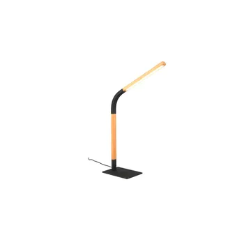 Bordslampa Norris - Mattsvart/trä - Belysning - Inomhusbelysning & lampor - Fönsterlampor & fönsterbelysning - Fönsterlampa på fot