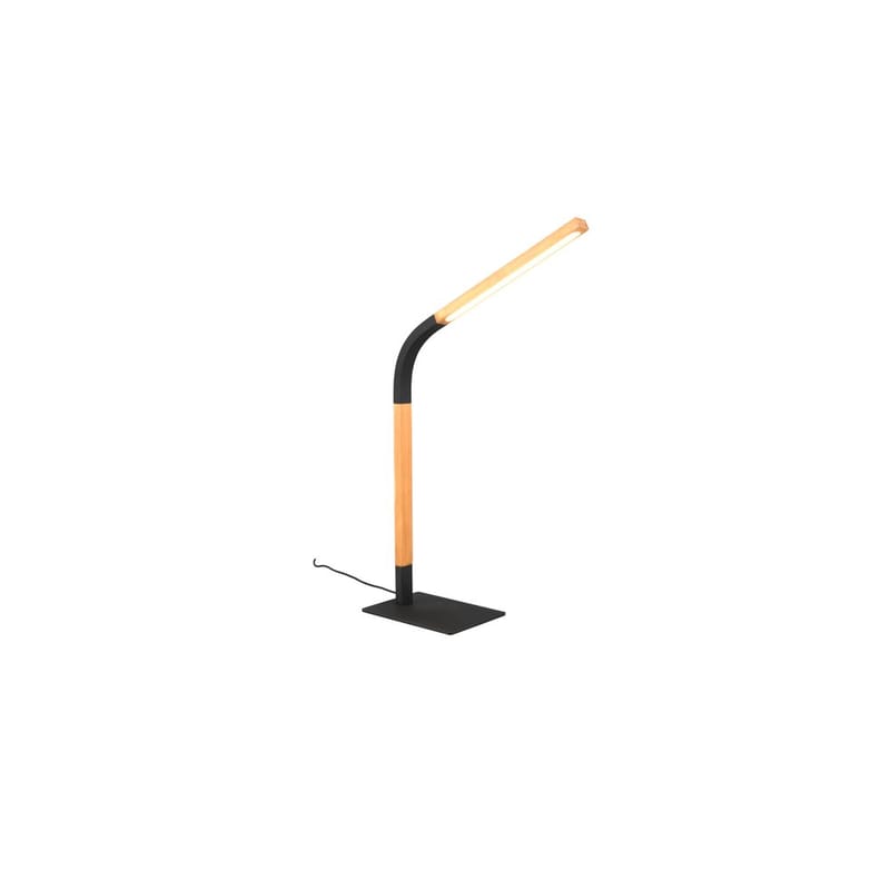 Bordslampa Norris - Mattsvart/trä - Belysning - Inomhusbelysning & lampor - Fönsterlampor & fönsterbelysning - Fönsterlampa på fot