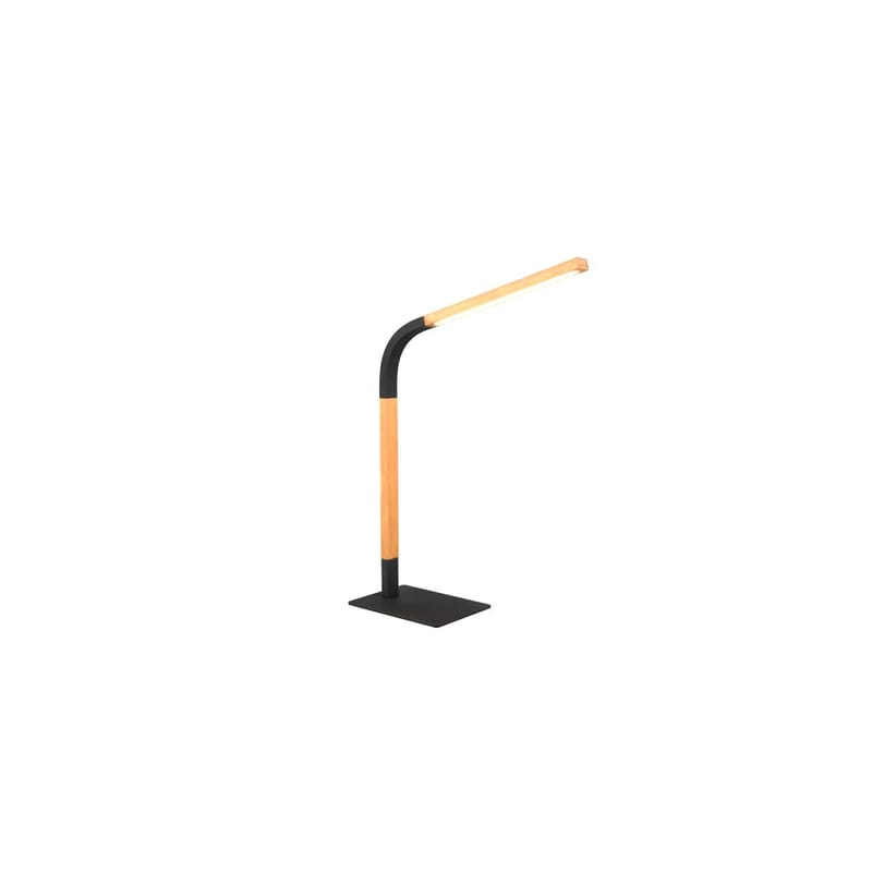 Bordslampa Norris - Mattsvart/trä - Belysning - Inomhusbelysning & lampor - Fönsterlampor & fönsterbelysning - Fönsterlampa på fot
