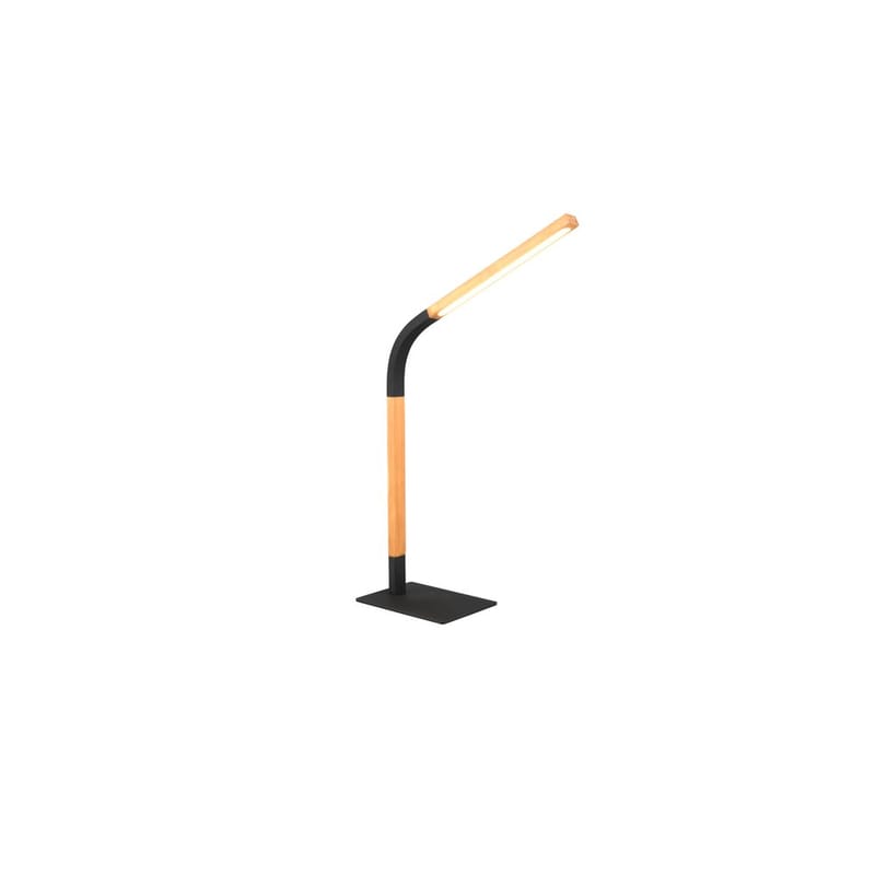 Bordslampa Norris - Mattsvart/trä - Belysning - Inomhusbelysning & lampor - Fönsterlampor & fönsterbelysning - Fönsterlampa på fot