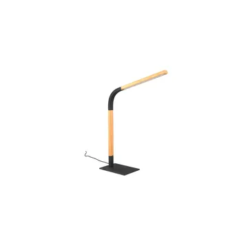 Bordslampa Norris - Mattsvart/trä - Belysning - Inomhusbelysning & lampor - Fönsterlampor & fönsterbelysning - Fönsterlampa på fot