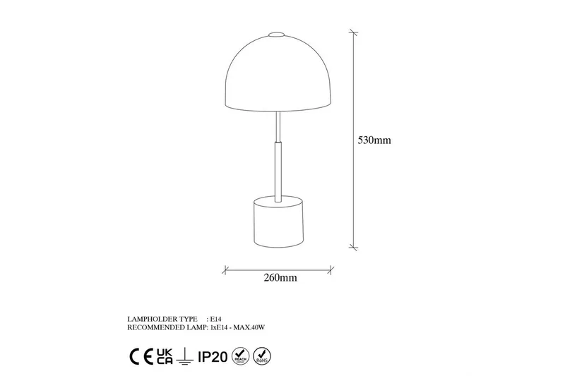 Bordslampa Orlennfield Kelorn Svart / Antik - Svart - Belysning - Inomhusbelysning & lampor - Fönsterlampor & fönsterbelysning - Fönsterlampa på fot