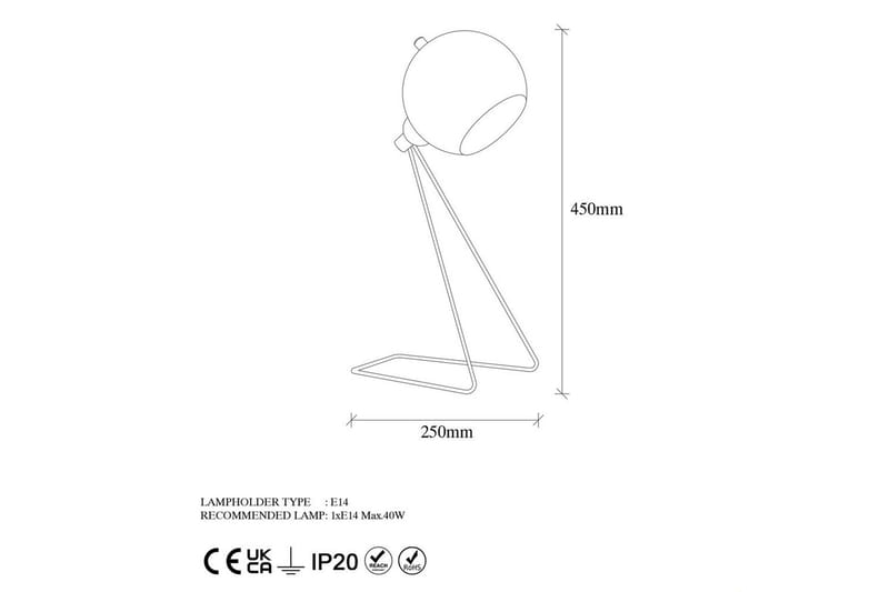 Bordslampa Orlennfield Vintage - Vintage - Belysning - Inomhusbelysning & lampor - Fönsterlampor & fönsterbelysning - Fönsterlampa på fot