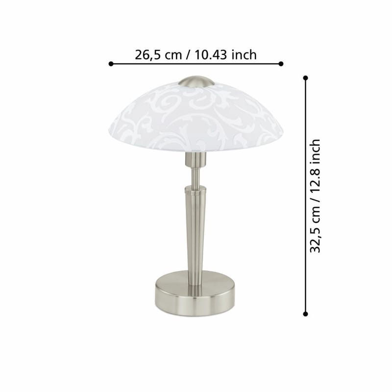 Bordslampa Solo med touch - 26,5 cm - Belysning - Inomhusbelysning & lampor - Fönsterlampor & fönsterbelysning - Fönsterlampa på fot
