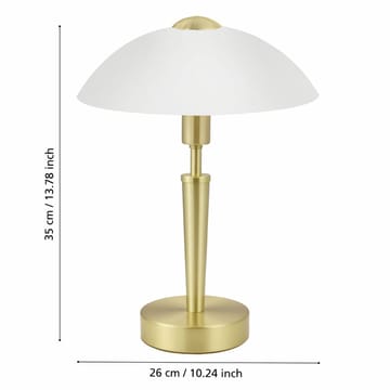 Bordslampa Solo med touch - Matt mässing - Belysning - Inomhusbelysning & lampor - Fönsterlampor & fönsterbelysning - Fönsterlampa på fot
