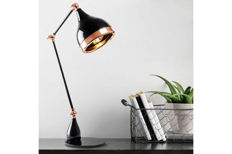 Bordslampa Sood Svart / Koppar - Brons/Svart - Belysning - Inomhusbelysning & lampor - Fönsterlampor & fönsterbelysning - Fönsterlampa på fot